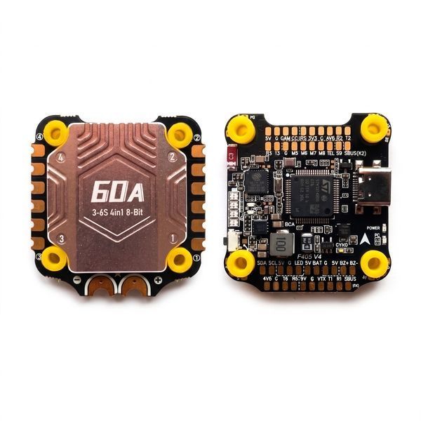 Полётный стек Everon F405 V4 BLS 60A 30&times;30 (FC + ESC 4-в-1, 3&ndash;6S) SB_F405_V4_60A фото