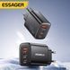 Зарядний пристрій Essager GaN 65W сумісний з Apple, Samsung, Xiaomi &mdash; 2xUSB-C+USB-A, PD3.0/QC3.0 ECT65W-YBB01-Z фото 10
