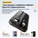 Павербанк Essager ES-D023 10000 мАч 22.5W со встроенными кабелями USB-C и Lightning, черный EDY1W-ZD01-Z фото 4