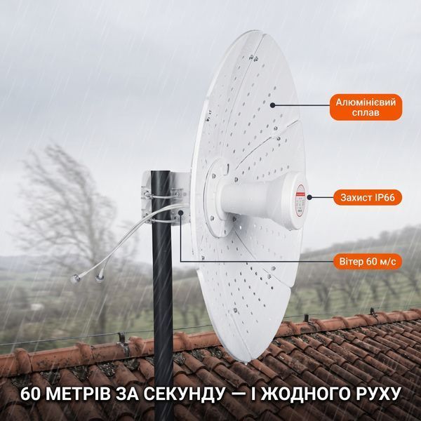 Антена параболічна 4G 5G MIMO SUNCOMM AN-Q26 22 дБі 1710-4200 МГц вулична спрямована AN-Q26 фото
