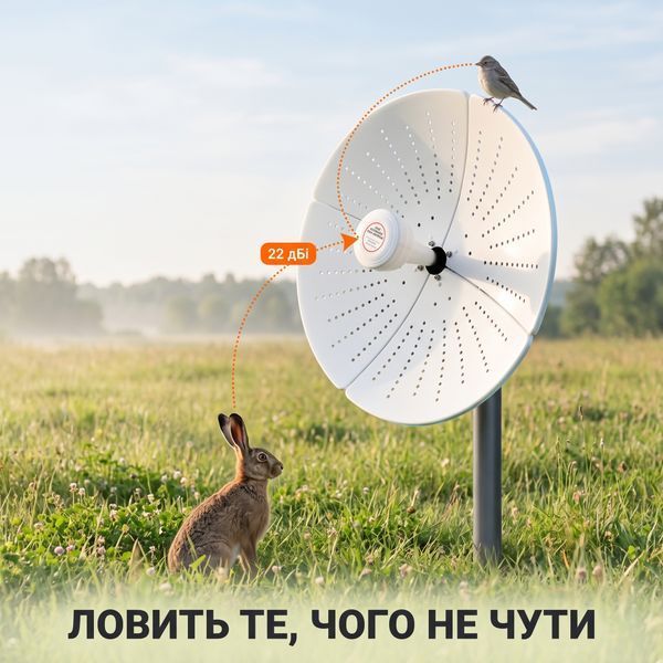 Антена параболічна 4G 5G MIMO SUNCOMM AN-Q26 22 дБі 1710-4200 МГц вулична спрямована AN-Q26 фото