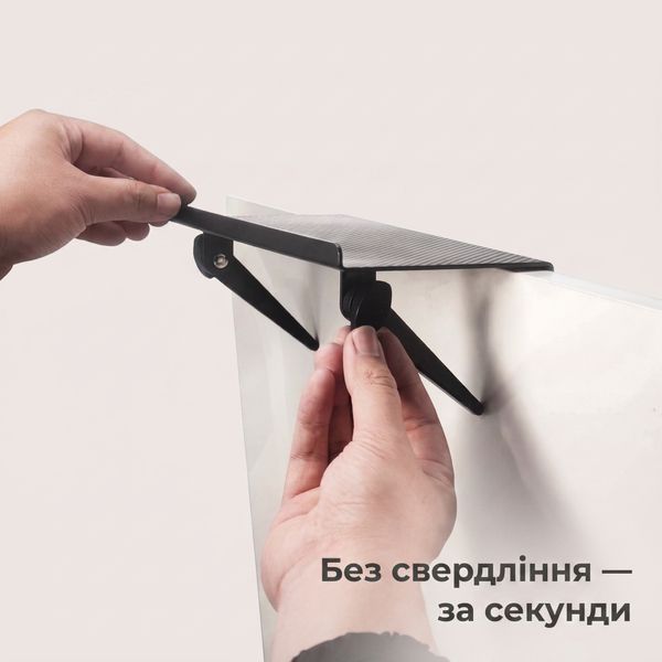 Регулируемая полка на телевизор для ТВ приставки, роутера, пульта SCR-SHF-01⁠ фото