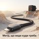 Швидка зарядка iPhone компактний GaN-блок 20 Вт на два порти та нейлоновий кабель USB-C &mdash; Lightning id_523 фото 7