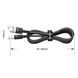 Кабель Essager USB-A Lightning 2.4A для iPhone та iPad, 1м, чорний EXCL-XC01 фото 9
