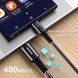 Кабель Essager Sunset Type-C &ndash; Type-C 100W, 2 м, чорний (EXCTT1-CGA01) EXCTT1-CGA01 фото 3