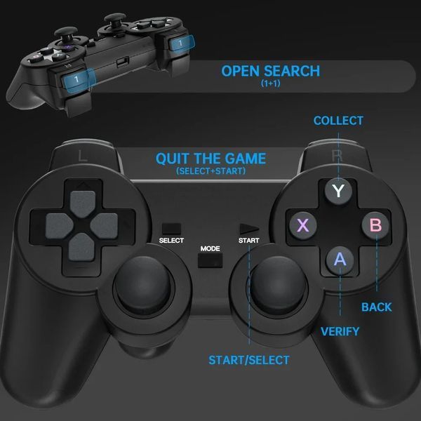 Игровой проектор Everon Android 11 HY320 + 2 джойстика, 1000+ игр (чёрный) HY320_black_game_edition фото