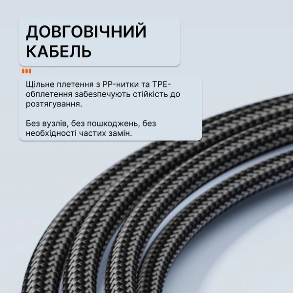Дата кабель Essager 100W PD, QC та PPS USB-C to USB-C 3 метра (чорний) EXCTT1-XC03 фото