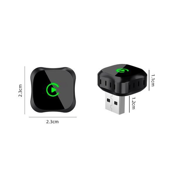 Беспроводной USB адаптер CarAIBOX EC01-BK 2в1 для Apple CarPlay и Android Auto EC01-BK фото