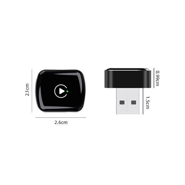 Беспроводной USB адаптер CarAIBOX EC15-GD 2в1 для Apple CarPlay и Android Auto EC15-GD фото