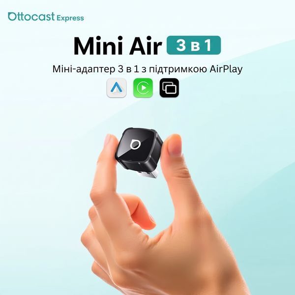 Ottocast Mini Air Type-C &mdash; беспроводной адаптер CarPlay, Android Auto и AirPlay CP88-T5-B фото