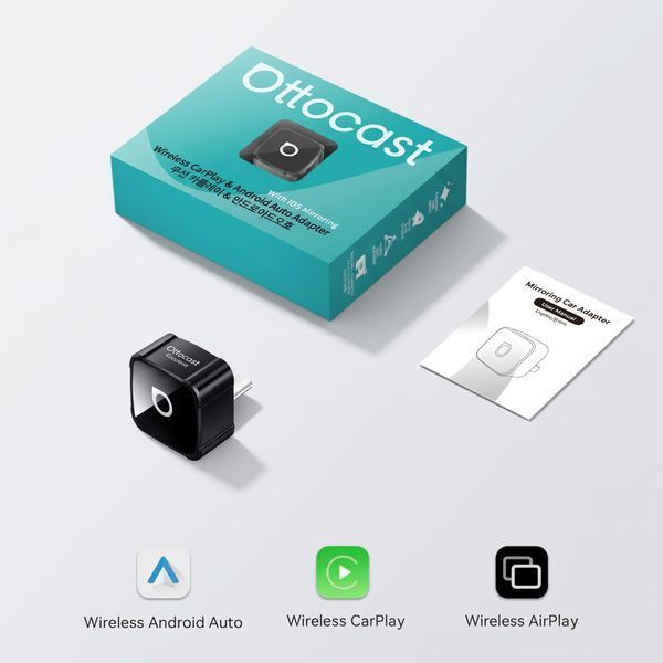 Ottocast Mini Air Type-C &mdash; беспроводной адаптер CarPlay, Android Auto и AirPlay CP88-T5-B фото