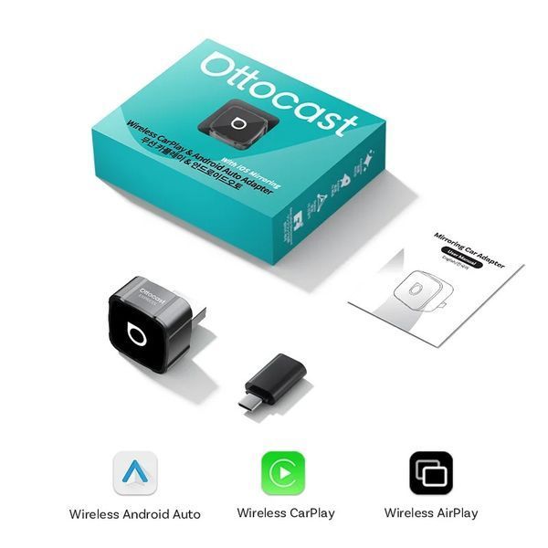 Ottocast Mini Air &mdash; беспроводной адаптер CarPlay, Android Auto и AirPlay CP88-T5-B фото