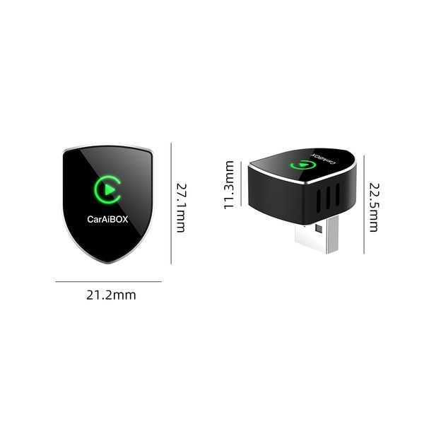 Беспроводной USB адаптер CarAIBOX EC01-DP 2в1 для Apple CarPlay и Android Auto EC01-DP фото
