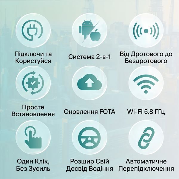 Ottocast Mini Dot &mdash; беспроводной адаптер CarPlay и Android Auto 2 в 1 CA525-T2 фото