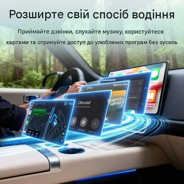 Ottocast Mini Dot &mdash; беспроводной адаптер CarPlay и Android Auto 2 в 1 CA525-T2 фото