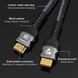 Кабель 8K HDMI 2.1, 5 метров, Ultra High Speed 8K (48 Гбит/с), в нейлоновом оплётении, серый id_461 фото 6