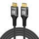 Кабель 8K HDMI 2.1, 5 метров, Ultra High Speed 8K (48 Гбит/с), в нейлоновом оплётении, серый id_461 фото 1