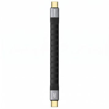 Кабель Essager USB4 Type-C &ndash; Type-C 240W 40 Гбит/с 8K@60Hz 11 см черный EXCTT4-YS01-P фото