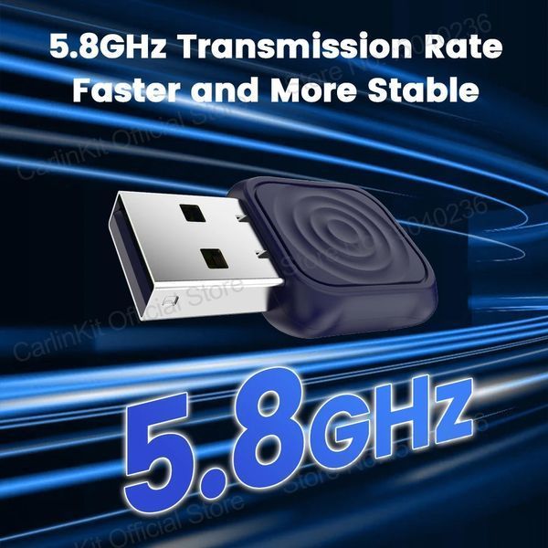 Беспроводной USB-адаптер 2-в-1 CarlinKit 5.0 Mini Ultra для автомобиля Apple CarPlay и Android Auto, Wi-Fi 5G, Bluetooth 5.0 CPC200-Mini_Ultra1 фото